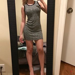 Black and grey dress